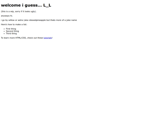 index screenshot