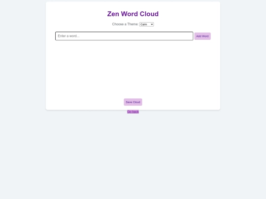 ZenWordCloud screenshot