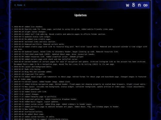 updates screenshot