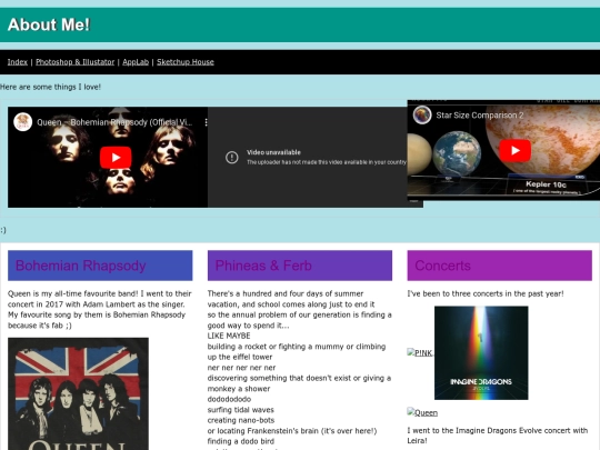 aboutme screenshot