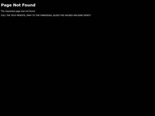 not_found screenshot