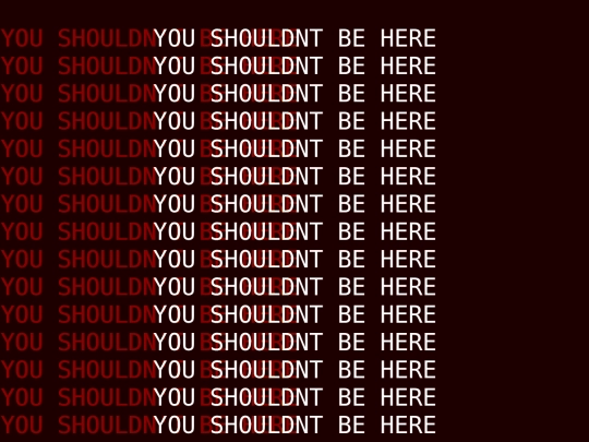 youshouldntbehere screenshot