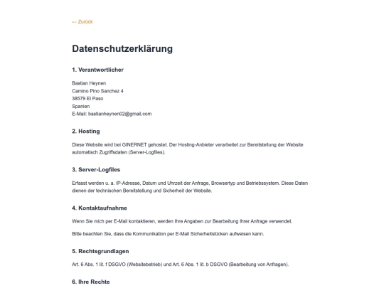 work/datenschutz screenshot