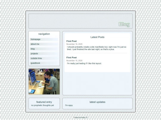 blog screenshot