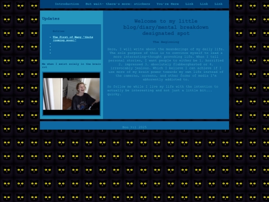 Blog screenshot