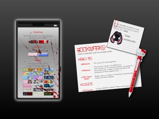 links screenshot