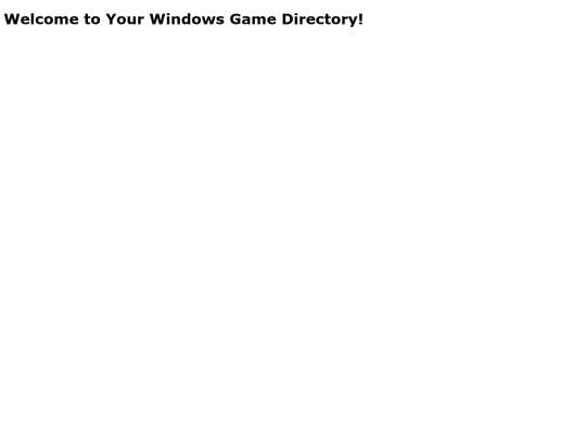 Subpages/games screenshot