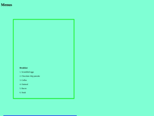 mymenu screenshot