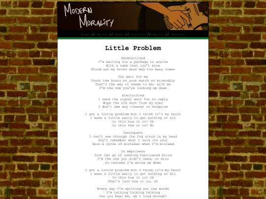 lyrics/little_problem screenshot