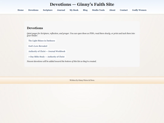 devotions screenshot