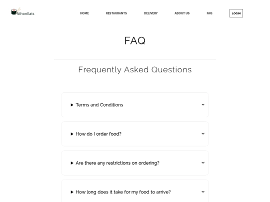 faq screenshot