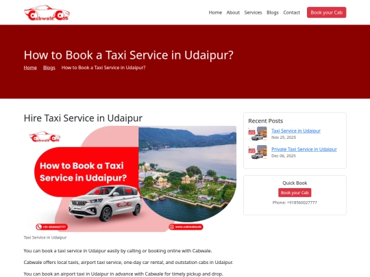 how-to-book-taxi-service-in-udaipur screenshot
