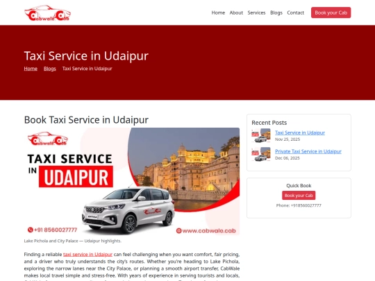 taxi-service-in-udaipur screenshot