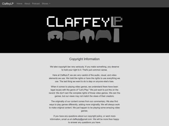 copyright screenshot