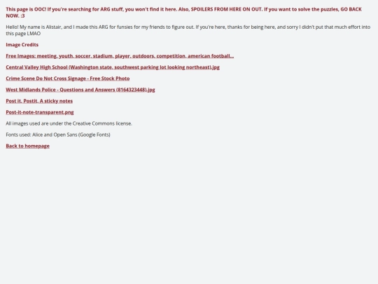 pages/about screenshot