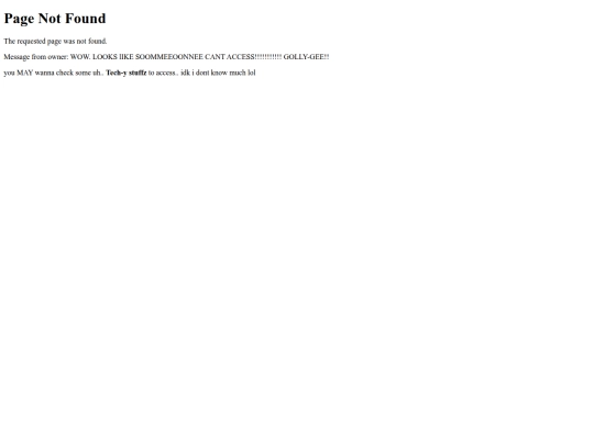not_found screenshot