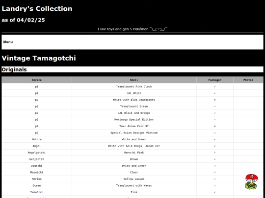 index screenshot