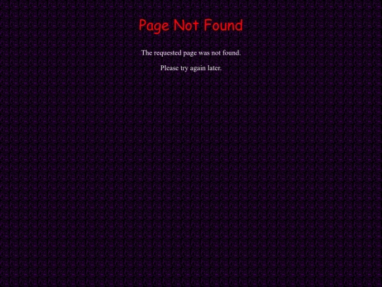 not_found screenshot