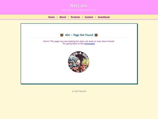 not_found screenshot