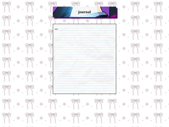 journal screenshot
