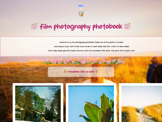 pages/filmphotography screenshot