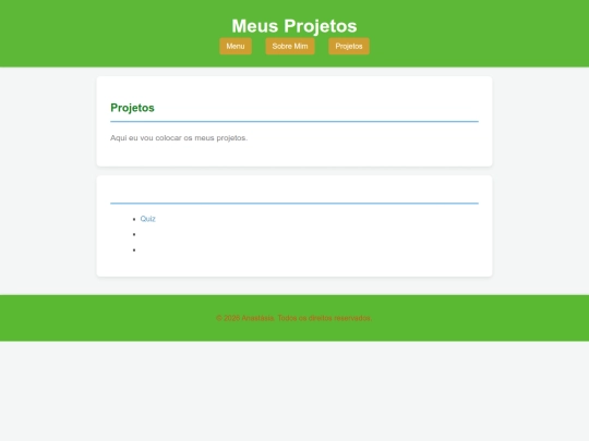 Meus Projetos screenshot