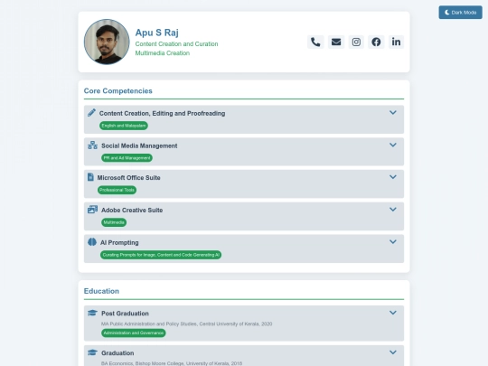 CV3 screenshot