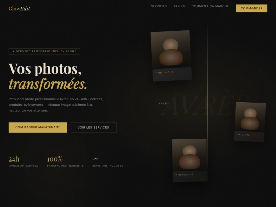 Glow Edit /retouche-photo screenshot