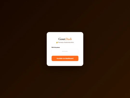 admin screenshot
