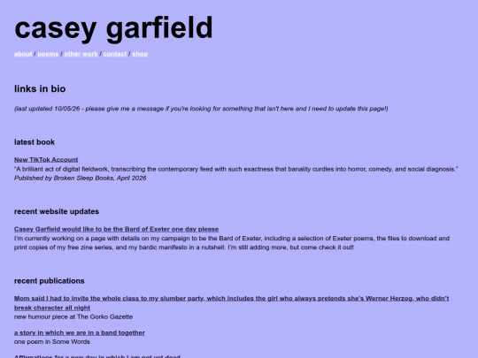 links screenshot