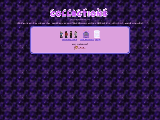 collections screenshot
