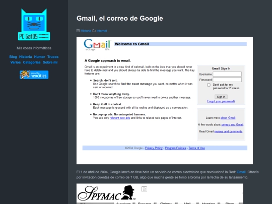 gmail-el-correo-de-google screenshot