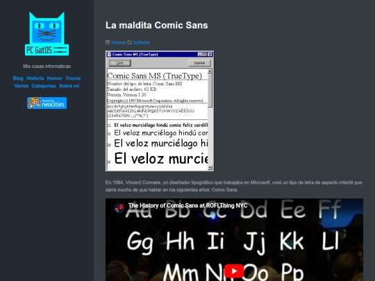 la-maldita-comic-sans screenshot