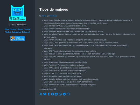 tipos-de-mujeres screenshot