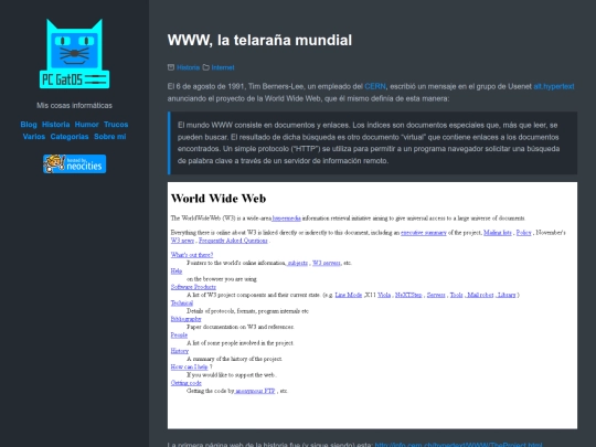 www-la-telarana-mundial screenshot