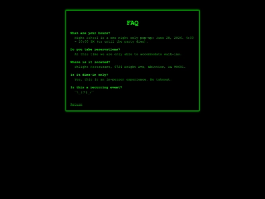 faq screenshot