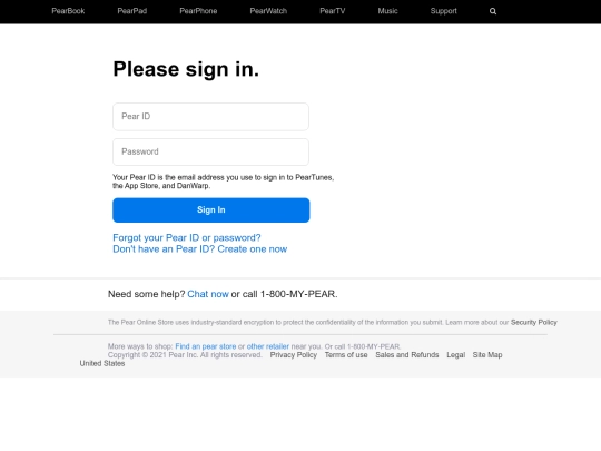 pear screenshot