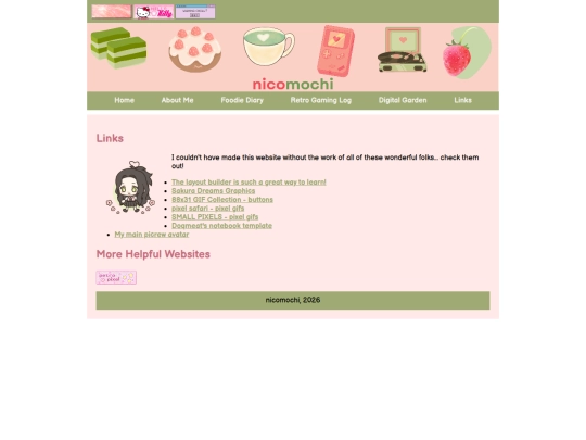 links screenshot