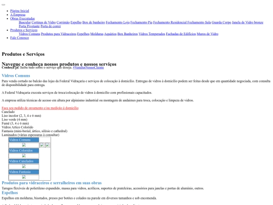 services screenshot