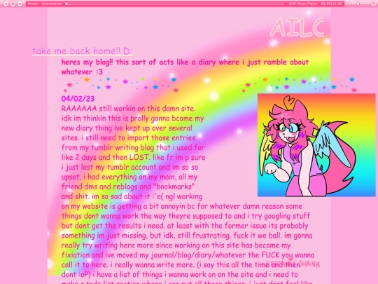 blog screenshot
