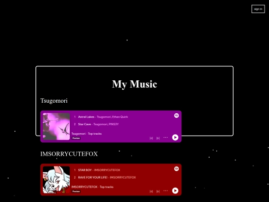 music screenshot