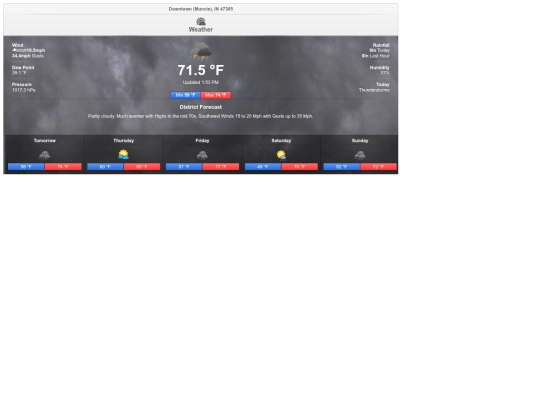 weather-widget screenshot