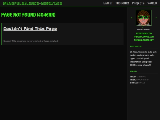 not_found screenshot