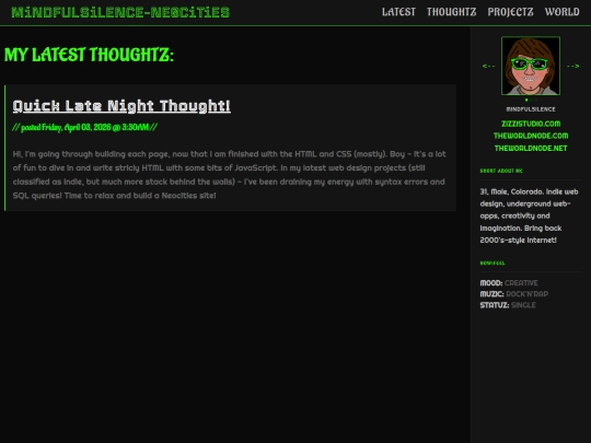 thoughtz screenshot