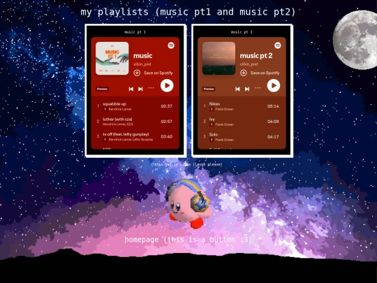 playlists screenshot