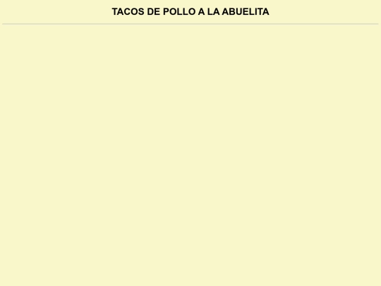 MENU/POLLO screenshot