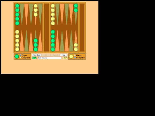backgammon screenshot