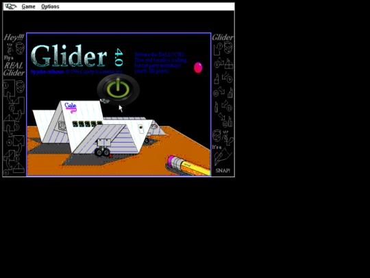 gliderclient screenshot