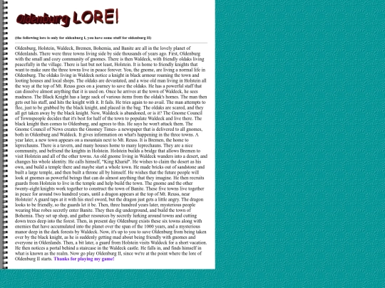 oldenburglore screenshot