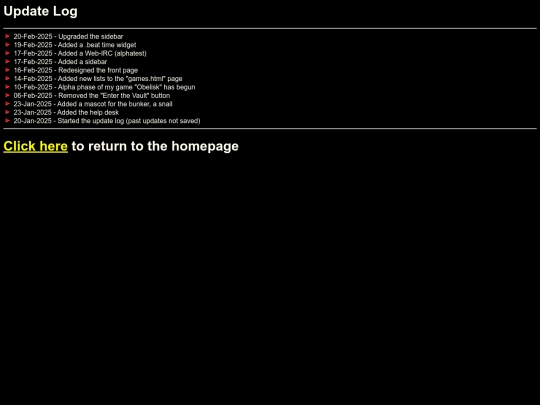 updatelist screenshot